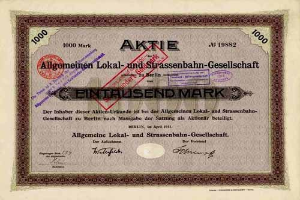 Altes deutsches Regierungsanleihe-Zertifikat mit gedrucktem Text und numerischen Werten.
