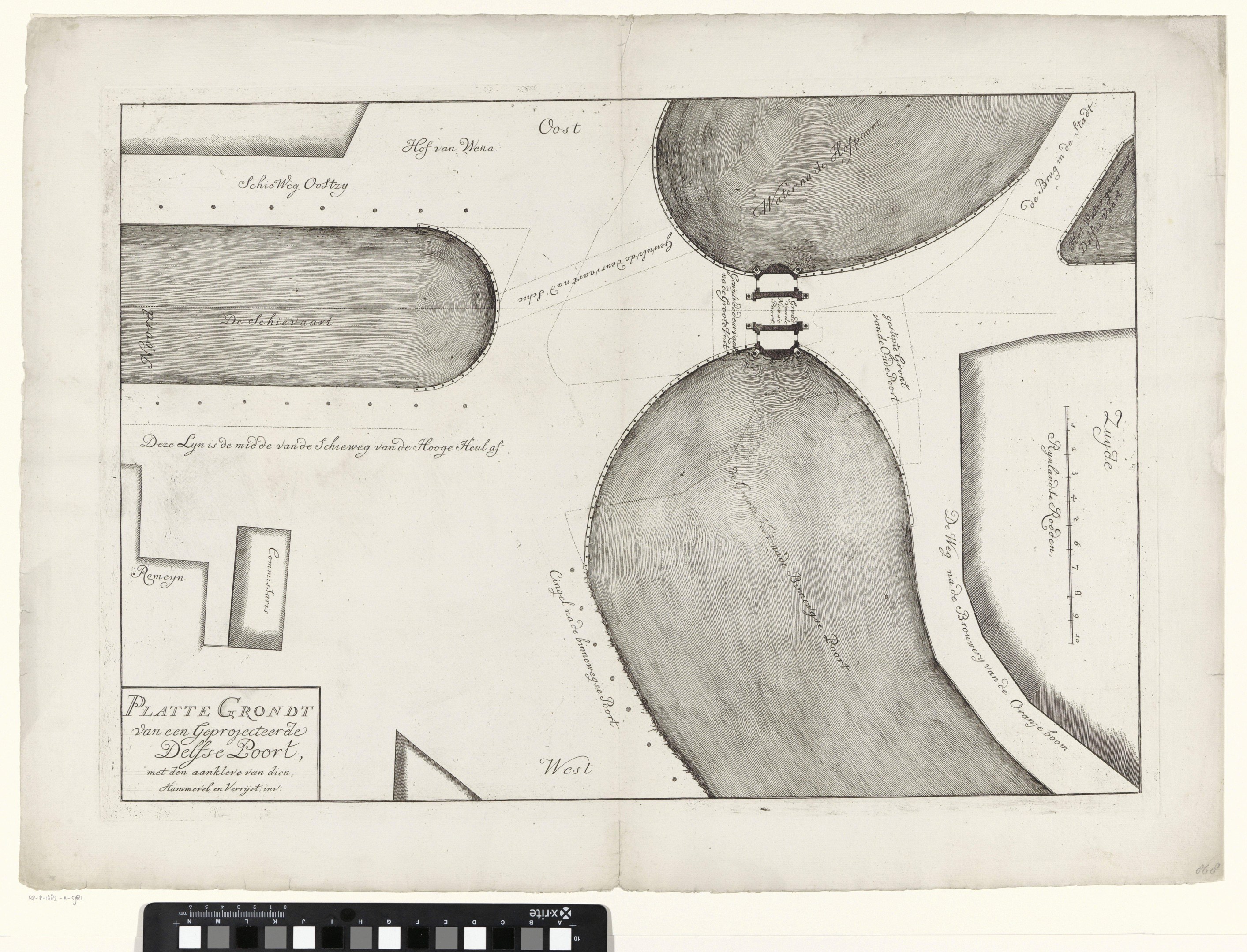 Schwarz-weißer Stadtplan mit einem großen zentralen Kreis und handgeschriebener Text auf dem Papier.